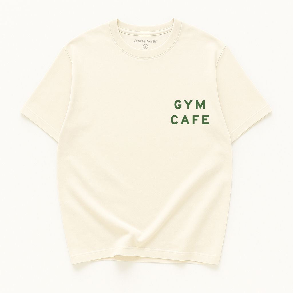 Gym cafe Coffee & Curls T-shirt