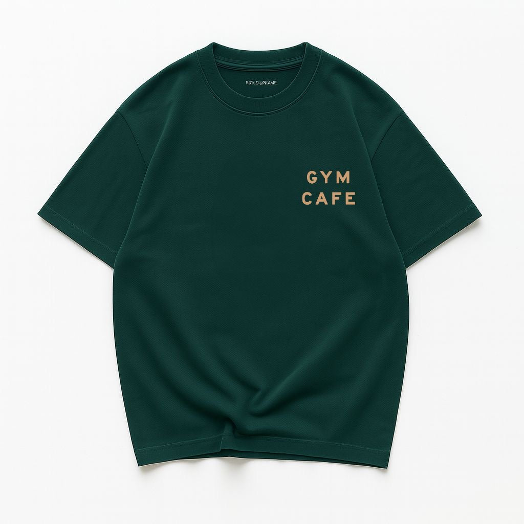 Gym cafe Coffee & Curls T-shirt