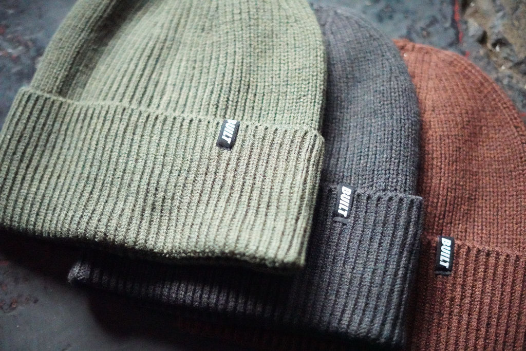 BUILT Cuffed Beanie Walnut