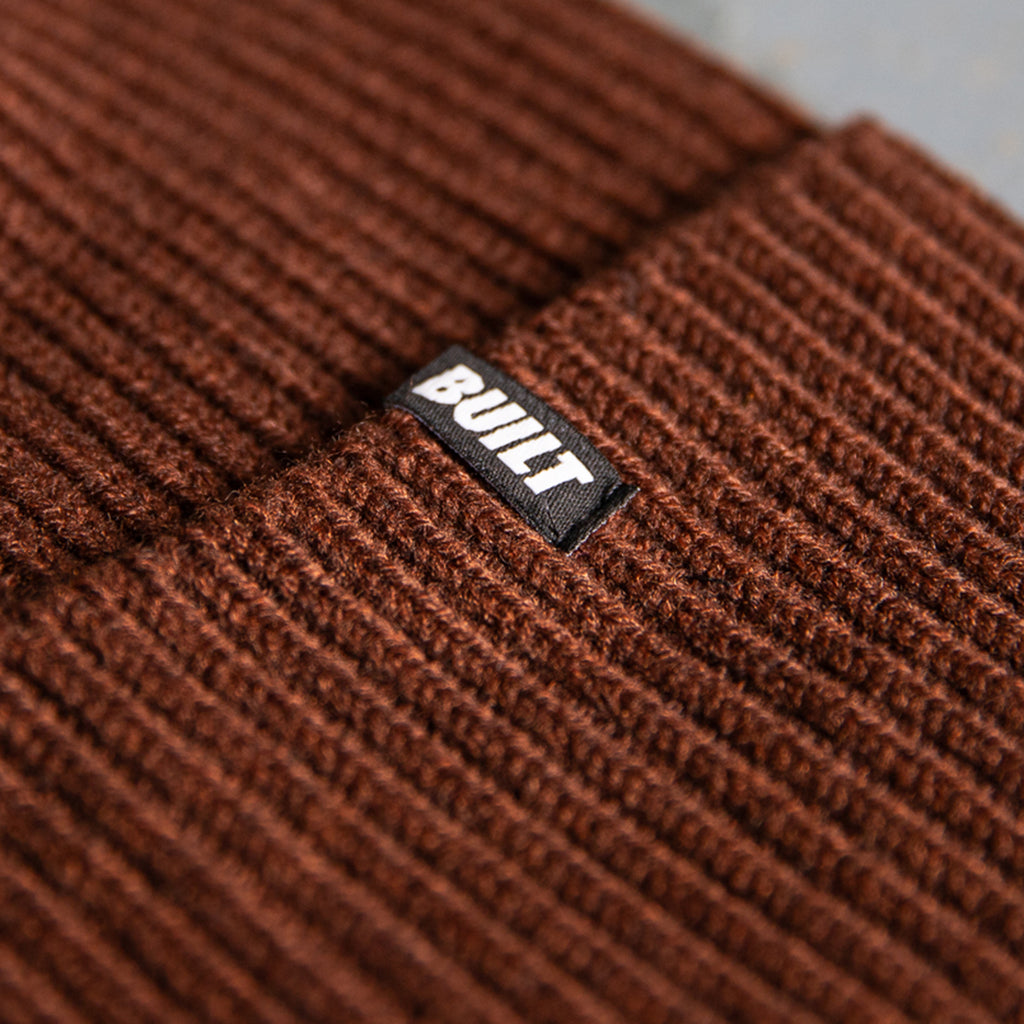 BUILT Cuffed Beanie Walnut