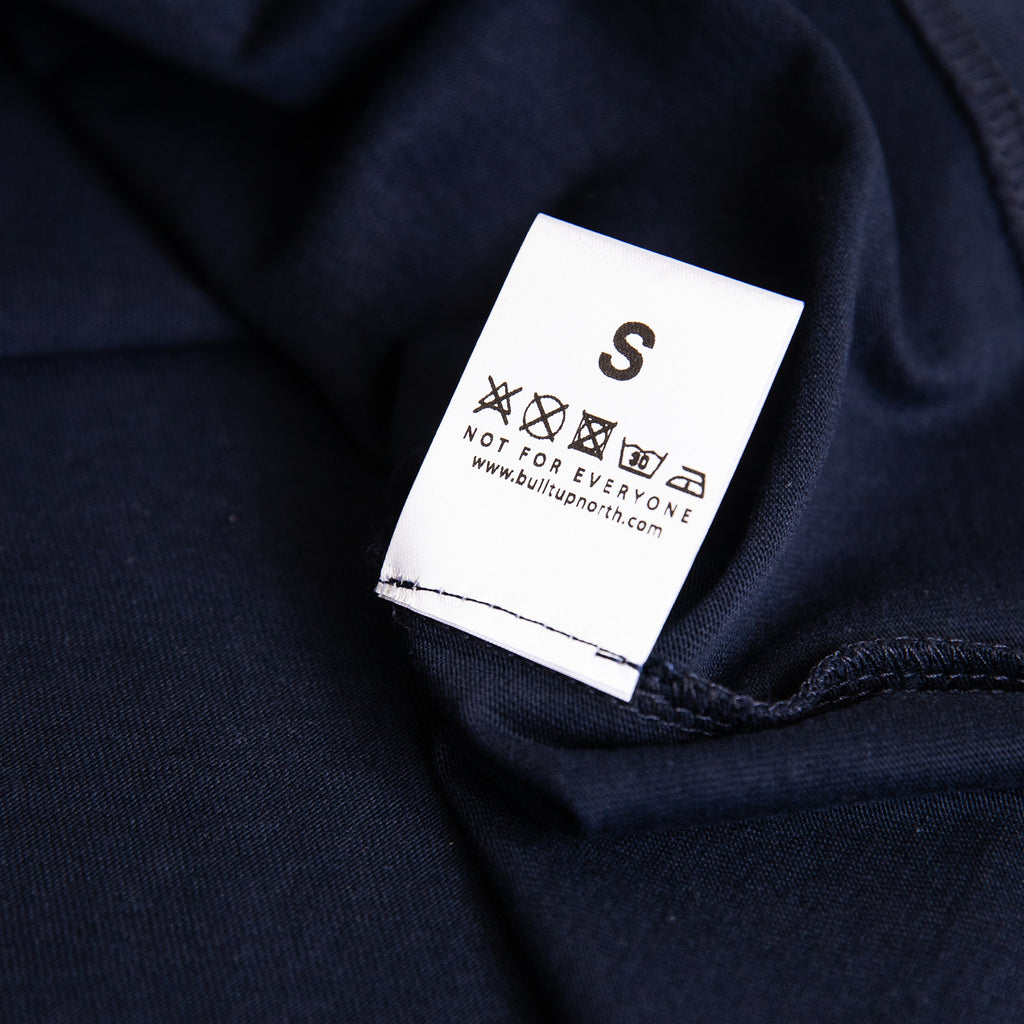 Stacked Crop T - Navy