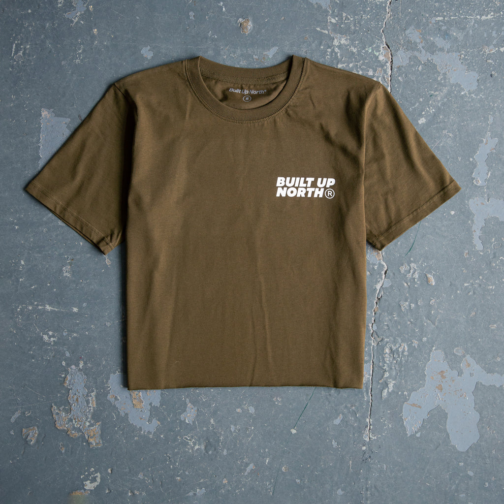 Stacked Crop T - Moss